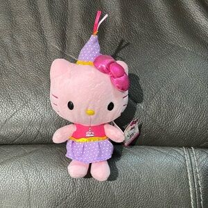 Hello kitty pink stuffed birthday cake kitty